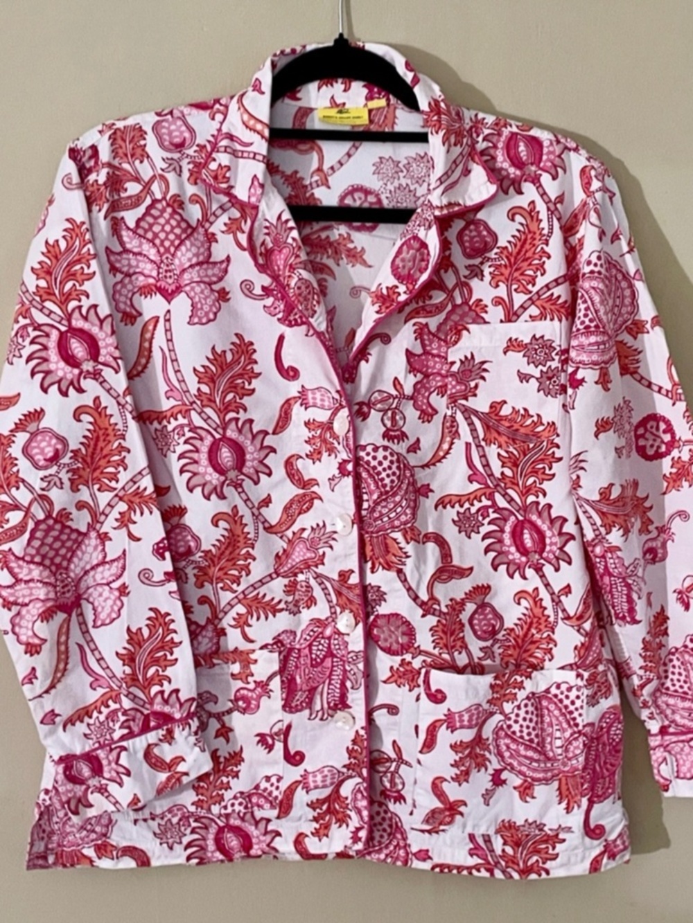 Roller Rabbit | Amanda Print Pajama Top, Sz S ♥ EUC